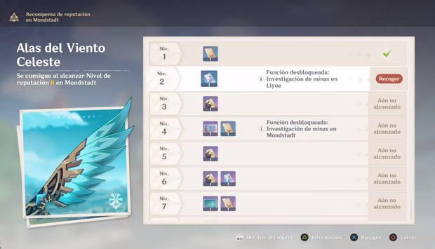 Genshin Impact: Todas las recompensas de reputación