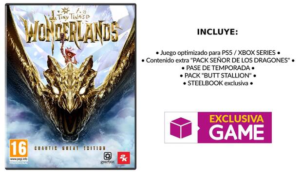 Tiny Tina's Wonderlands Chaotic Great Edition en GAME resérvalo ya