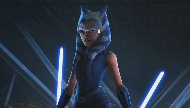 Ahsoka Tano en una de las series animadas