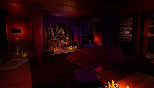 'Maskerade' utiliza el claroscuro para crear una atmósfera inquietante.