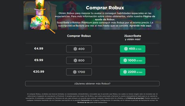 Roblox - Gana Robux con una Membresía Premium