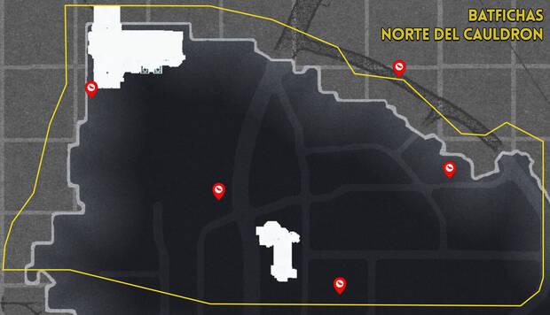 LEGO Batman: El Legado del Caballero Oscuro - Localizaci�n de todas las Batfichas en la zona del mapa Norte del Cauldron - Ace Chemicals