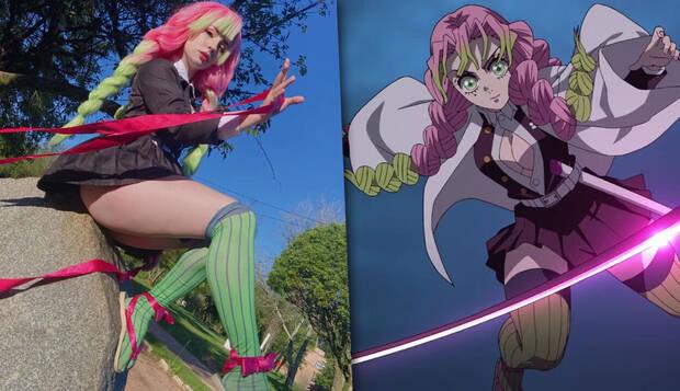 Duda Weber - Cosplay de Mitsuri Kanroji de Demon Slayer