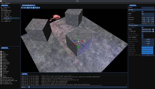 Motor gráfico Urho3D