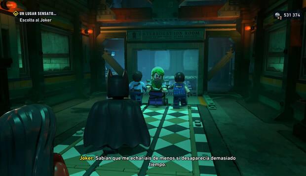 LEGO Batman: El Legado del Caballero Oscuro - Easter egg del homenaje al inicio de Arkham Asylum