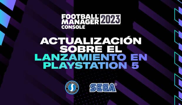 Football Manager 2023 se retrasa en PS5 justo antes del lanzamiento