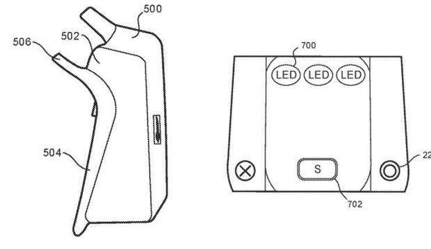 DualSense: Sony patenta un accesorio de carga sin cables con botones traseros Imagen 3