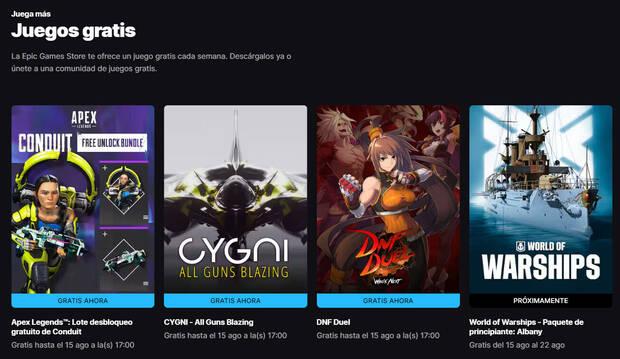 Juegos gratis de la semana en Epic Games Store.