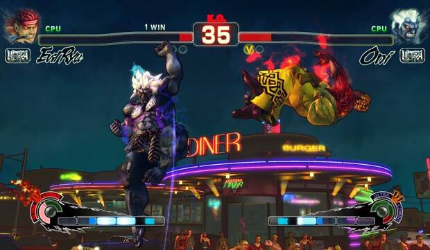 Oni y Evil Ryu son dos de los luchadores que se añadieron con Arcade Edition.