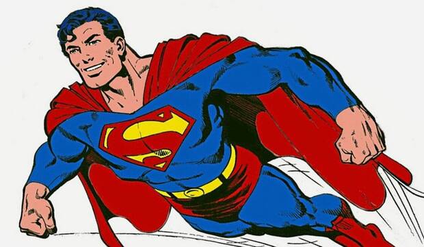 Imagen del Superman clsico en los cmics