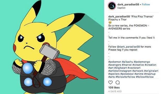 Imaginan a nuestros Pok�mon favoritos al estilo 'Vengadores: Infinity War' Imagen 2