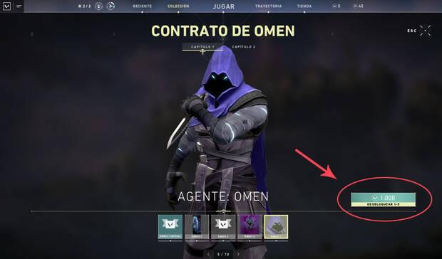 Valorant - Comprar agentes