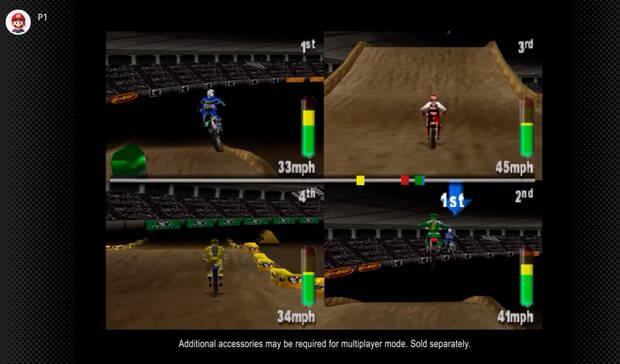 Excitebike 64 para Nintendo Switch Online el 30 de agosto