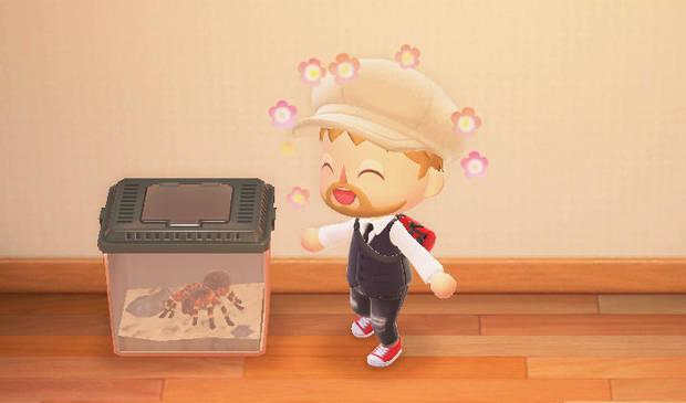 Animal Crossing: New Horizons - Vende tarántulas para ganar bayas