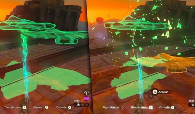Zelda: Tears of the Kingdom - Separar estructuras unidas por Ultramano