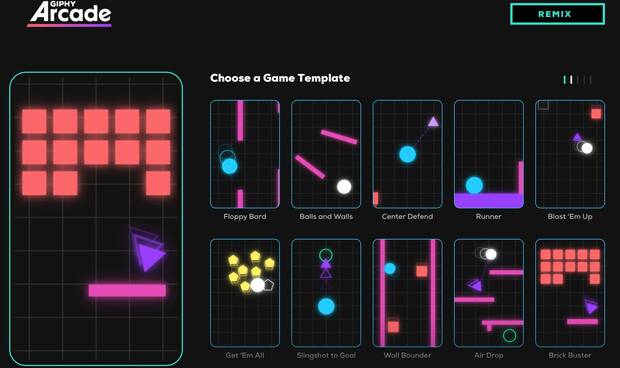 Giphy Arcade nos permite jugar, crear y compartir juegos con nuestros GIF preferidos Imagen 2