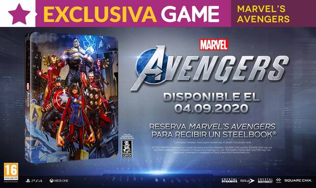 GAME detalla sus ediciones exclusivas e incentivos para Marvel's Avengers Imagen 2