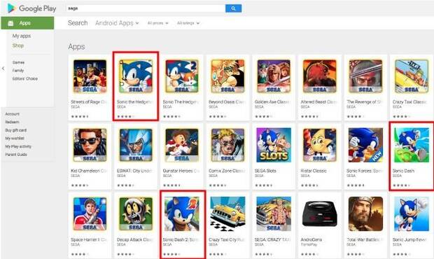 La Polica advierte de varios juegos de Sonic para mvil que filtran datos Imagen 2