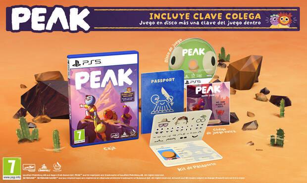 Edición física de PEAK en PS5