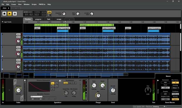 FMOD y Wwise son los dos programas de middleware más utilizados en el diseño de sonidos y música adaptativa.