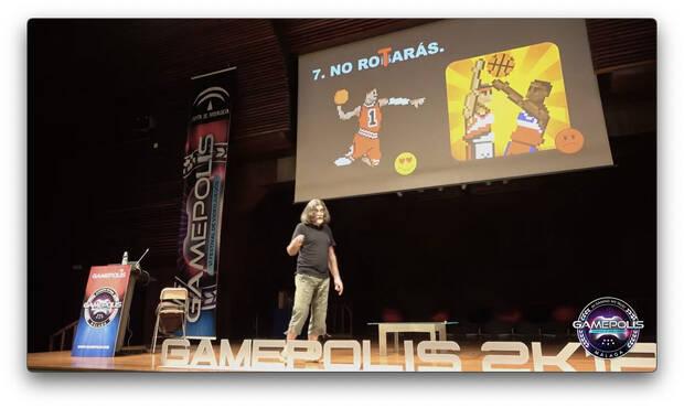 Kucho dio en Gamepolis la charla 'Los 10 mandamientos del retro pixel'.