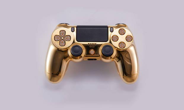 Un DualShock 4 de oro y con diamantes incrustados cuesta 14.000 dlares Imagen 2