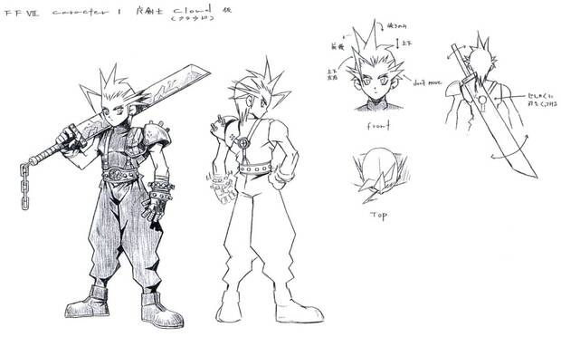 final fantasy 7 artes conceptuales tetsuya nomura