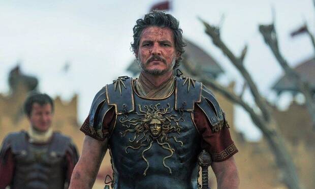 Pedro Pascal y Gladiator 2 en el sitio de Numidia 
