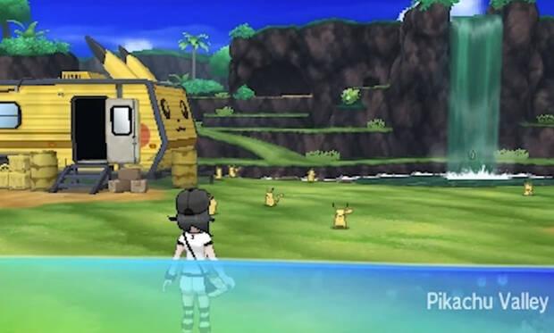 Conseguir a Pikachu con gorra de Ash en el Valle de los Pikachu