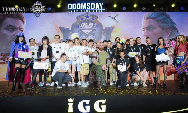 Imagen cortesa de IGG con los participantes de la final del torneo offline de Doomsday: Last Survivors celebrado en Phuket (Tailandia)