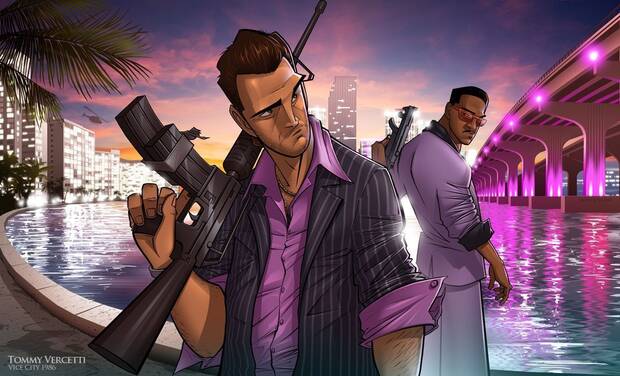 Tommy Vercetti y Lance, de GTA Vice City