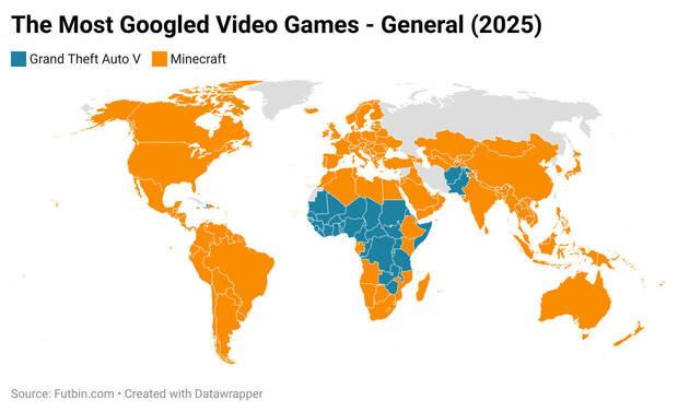 juegos más buscados en google por pais