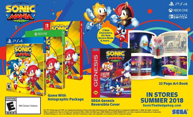 Sega anuncia Sonic Mania Plus para PS4, One y Switch Imagen 3
