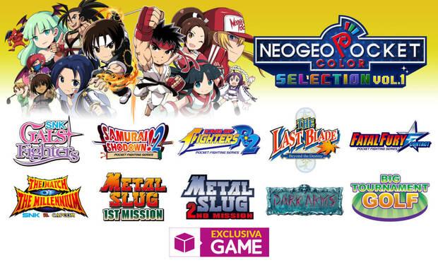 NeoGeo Pocket Color Selection Vol. 1 en formato fsico, en exclusiva en GAME