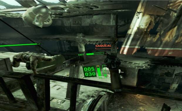 El V.A.T.S permite un mayor control jugable sobre los enfrentamientos.