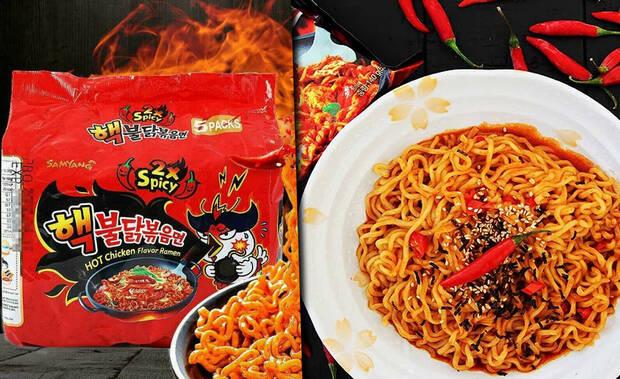 Fideos pollo de fuego ultra picantes popularizan a la marca coreana Samyang