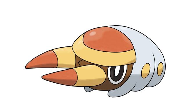 Grubbin es un Pokémon del tipo bicho.