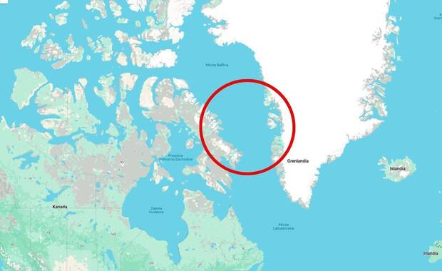 Canadá y Groenlandia Continente