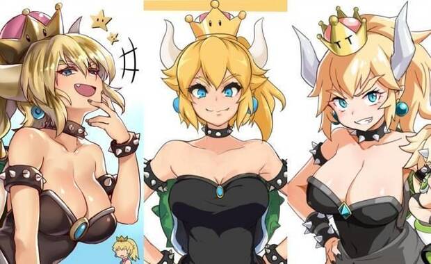 Las webs porno tambin notan el fenmeno Bowsette Imagen 3