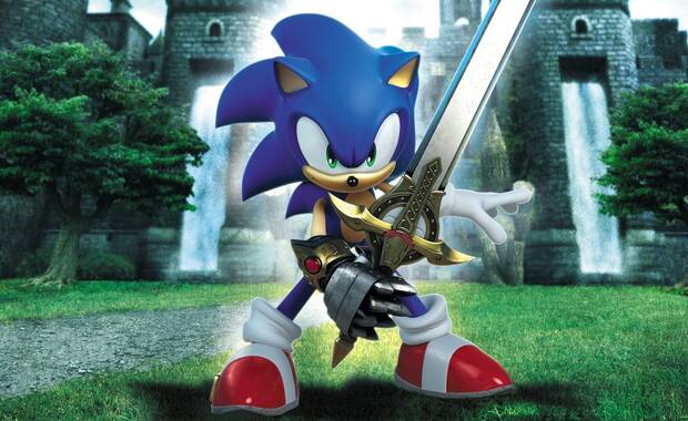 Armas de videojuegos inspiradas en leyendas y mitologa: imagen promocional de Sonic y el Caballero Negro