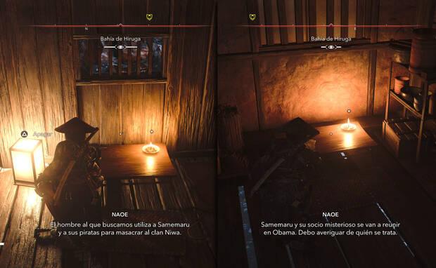 Assassin's Creed Shadows - Misiones El Zorro - Localización de Samemaru en la Bahía de Hiruga