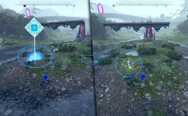 Sonic Frontiers - Encuentra llaves enterradas como tesoros