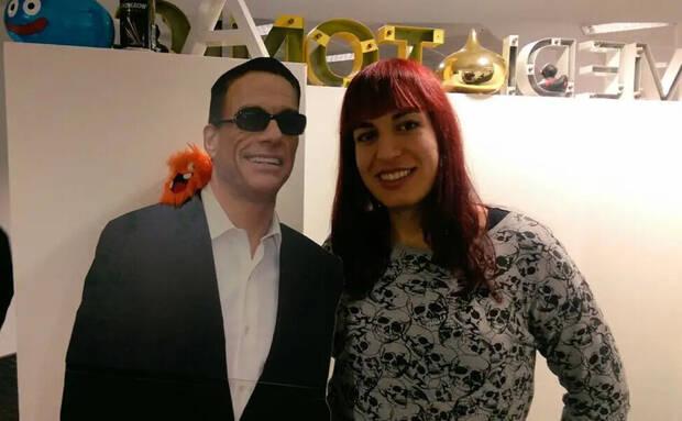 Cristina Ramos en las oficinas de Mediatonic en Reino Unido.
