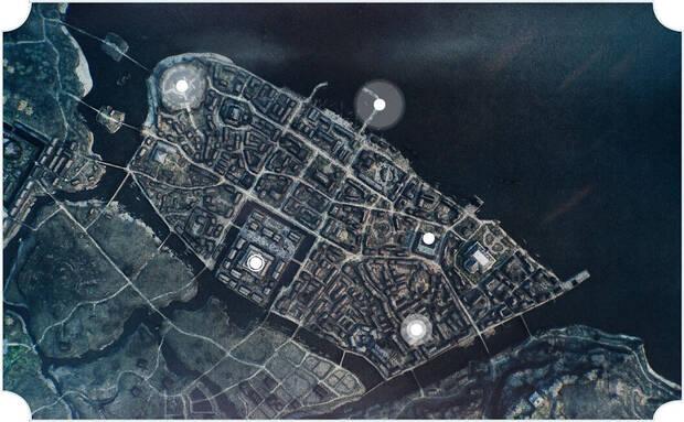 Rise of the Ronin mapa de Yokohama con las localizaciones ms importantes
