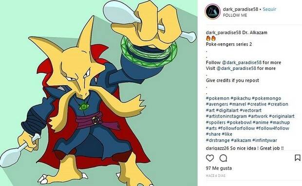 Imaginan a nuestros Pok�mon favoritos al estilo 'Vengadores: Infinity War' Imagen 7