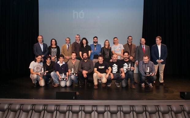 Entrega de premios hó Play en Bilbao, diciembre de 2014.