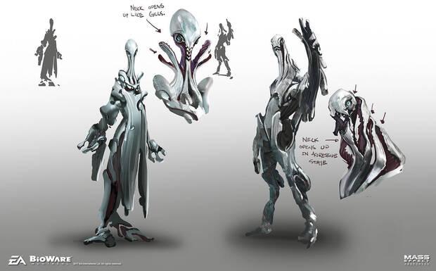 Se planearon multitud de razas alien�genas, aunque s�lo hab�a presupuesto para dos nuevas.