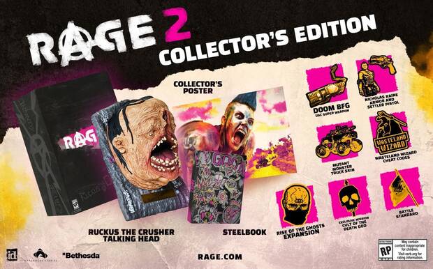 E3 2018: Bethesda anuncia las ediciones para coleccionistas de Rage 2 Imagen 2