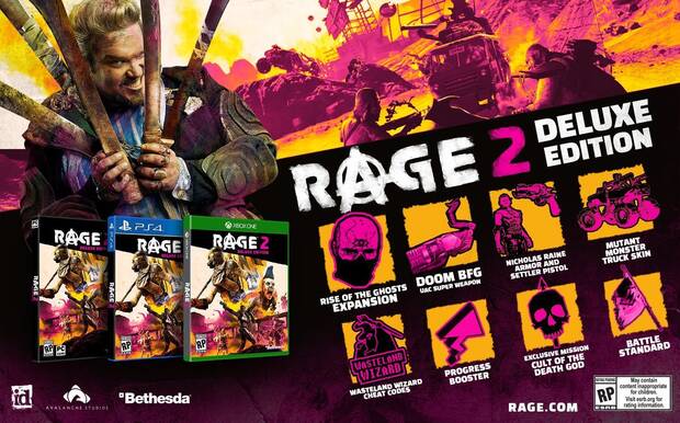 E3 2018: Bethesda anuncia las ediciones para coleccionistas de Rage 2 Imagen 3