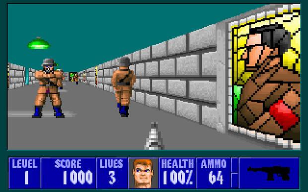 Wolfenstein era un portento técnico y se considera el padre de los juegos de acción en primera persona. Hubo intentos anteriores, pero Wolfenstein fue una revolución.